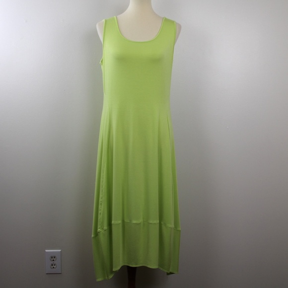 Comfy USA Lisa Dress Lime Green XL